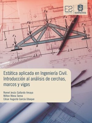cover image of Estática aplicada en ingeniería civil